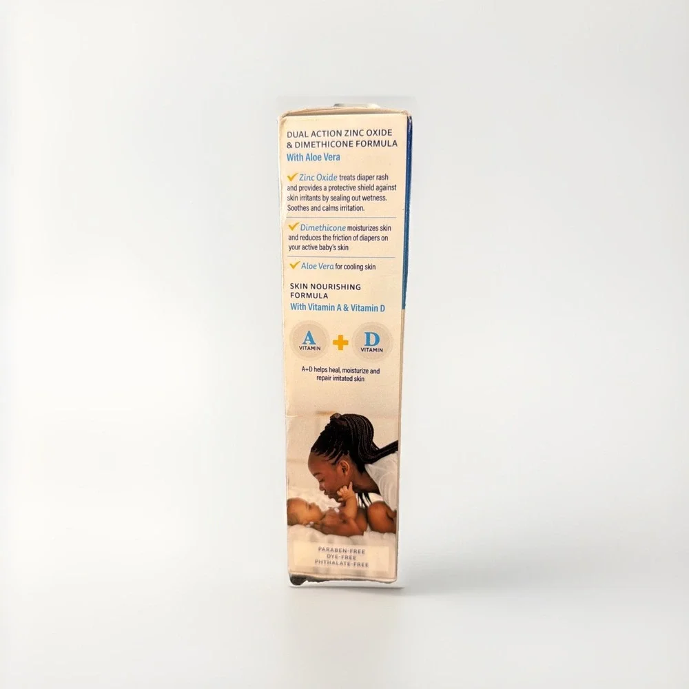 A+D Treat & Heal Diaper Rash Zinc Cream Dimethicone Aloe 4oz Exp. 4/28